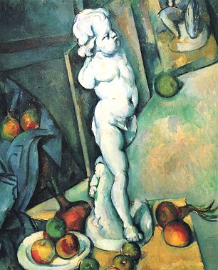 Paul Cezanne tillleben mit Putto Wandbild