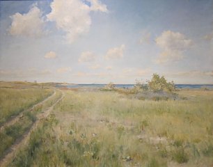 William Merritt Chase The Old Road to the Sea Wandbild