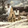 Gustave-Courbet-Dorfausgang-im-Winter