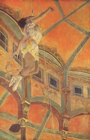 Edgar Degas Miss Lala im Zirkus Fernando 1 Wandbild