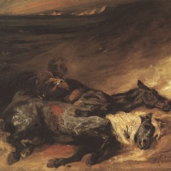 Eugene-Delacroix-Der-Abend-nach-der-Schlacht