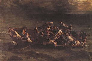 Eugene Delacroix Der Schiffbruch des Don Juan Wandbild