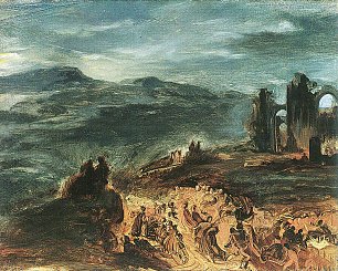 Eugene Delacroix Hexensabbat Wandbild