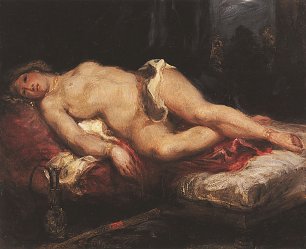 Eugene Delacroix Odaliske 1 Wandbild