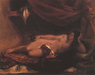 Eugene Delacroix Odaliske 2 Wandbild