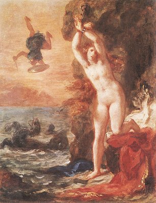 Eugene Delacroix Persus und Andromeda Wandbild