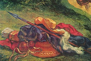 Eugene Delacroix Saint Sulpice Jakobs Kampf mit dem Engel 2 Wandbild