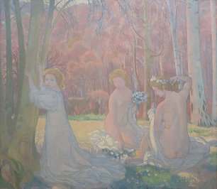 Maurice Denis Figures in a Spring Landscape Sacred Grove Wandbild