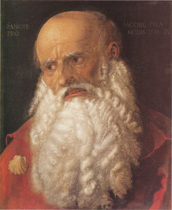 <b>Albrecht Duerer</b> Apostel Jakobus Wandbild - Albrecht-Duerer-Apostel-Jakobus_600