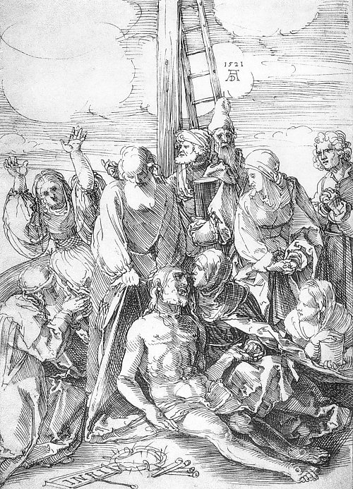 Albrecht Duerer Beweinung Christi 2 Wandbild