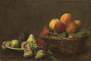 Henri Fantin Latour Still Life with Fruit Wandbild