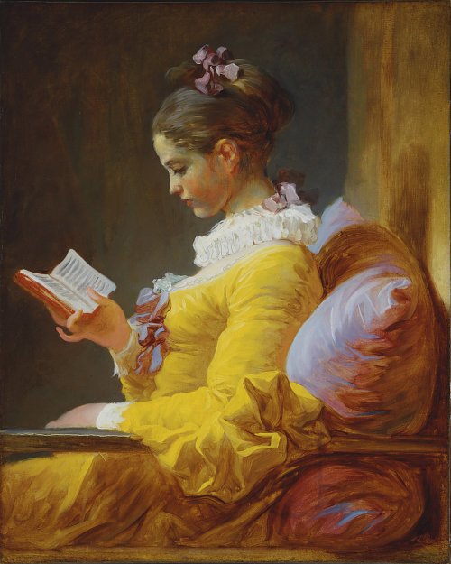 Jean Honore Fragonard A Young Girl Reading Wandbild