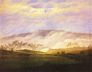 Caspar David Friedrich Nebel im Elbtal