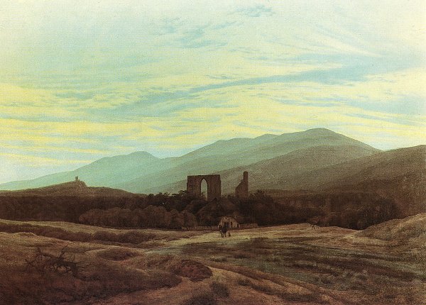 Caspar David Friedrich Ruine im Riesengebirge Wandbild