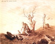 Caspar-David-Friedrich-Trauerszene-am-Strand