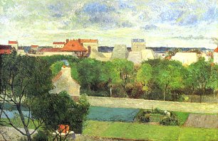 Paul Gauguin Gebmuesebauern in Vauguirard Wandbild