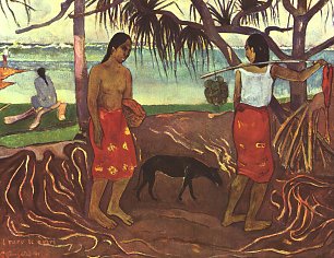Paul Gauguin I Raro Te Oviri Wandbild