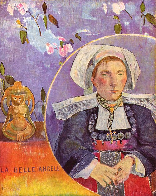 Paul Gauguin La belle Angele Wandbild