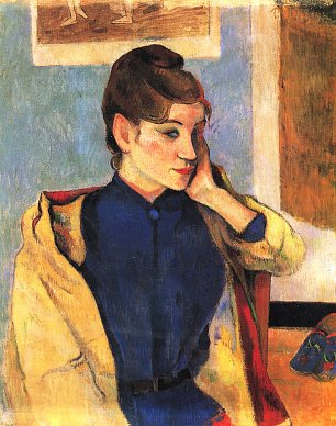 Paul Gauguin Portrait der Madeleine Bernard Wandbild