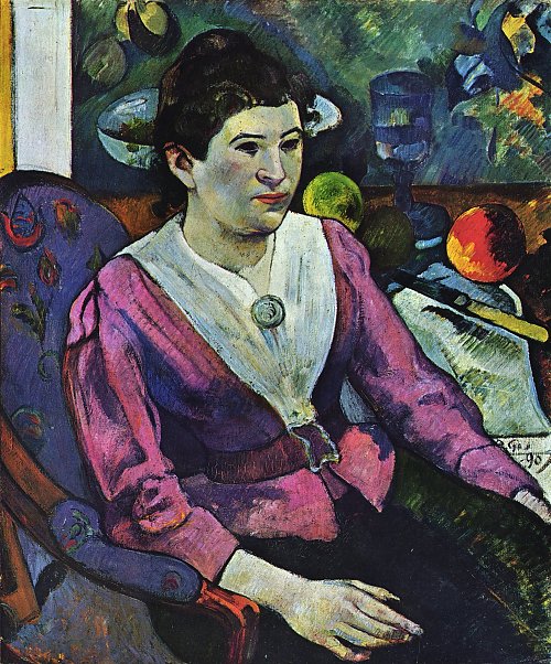 Paul Gauguin Portrait der Marie Derrien Lagadu Wandbild
