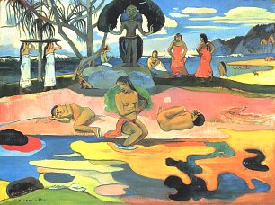 Paul Gauguin Sonntag Mahana no atua Wandbild