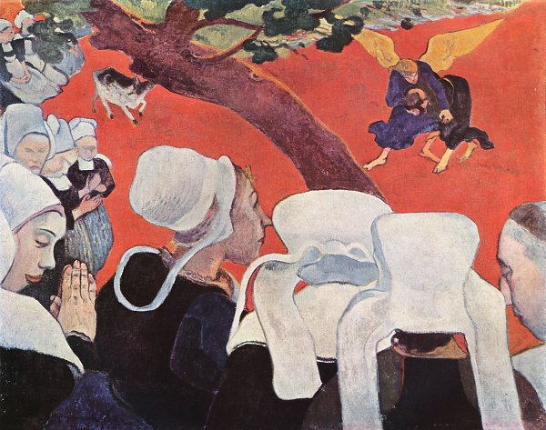 Paul Gauguin Vision nach der Predigt Wandbild