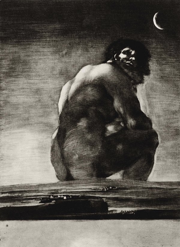 Francisco de Goya Der Koloss