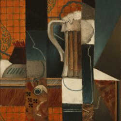 Juan-Gris-Playing-Cards-and-Glass-of-Beer