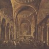 Francesco-Guardi-Piazza-San-Marco-in-Venedig,-ueber-die-Leoncini-gesehen