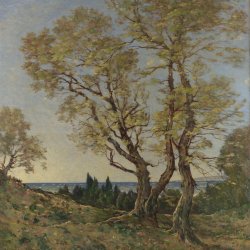 Henri-Harpignies-Olive-trees-at-menton