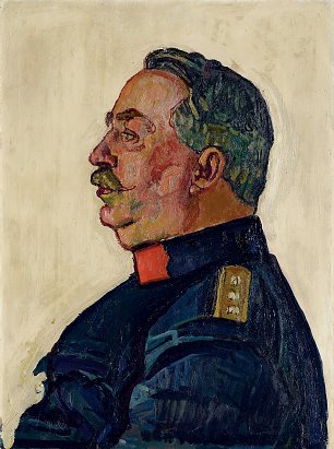 Ferdinand Holler Portrait of General Wille Wandbild