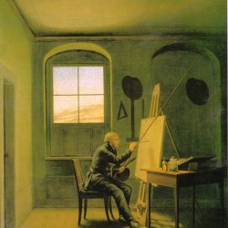 Georg-Friedrich-Kersting-Caspar-David-Friedrich-in-seinem-Atelier