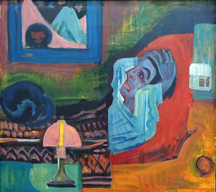 Ernst Ludwig Kirchner Der Kranke Wandbild