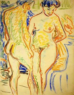 Ernst Ludwig Kirchner Paar Wandbild