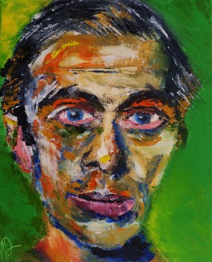 Ernst Ludwig Kirchner Portrait Ernst Ludwig Kirchner Wandbild