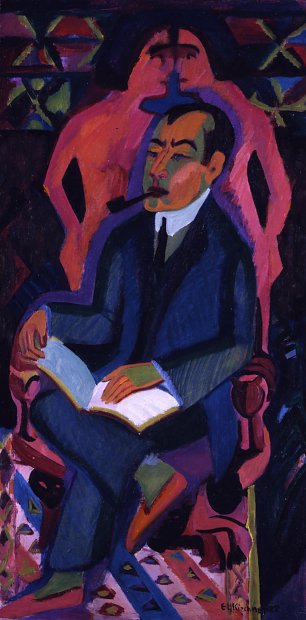 Ernst Ludwig Kirchner Portrait Manfred Schames Wandbild
