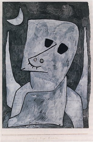 Paul Klee Engel Anwaerter Wandbild