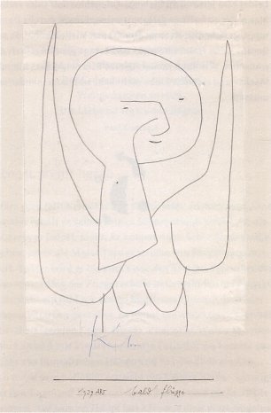Paul Klee Engel bald fluegge Wandbild