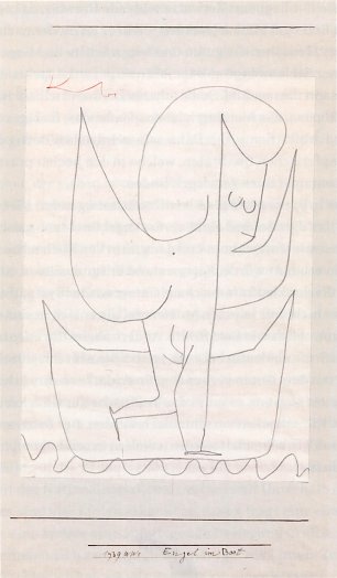 Paul Klee Engel im Boot Wandbild