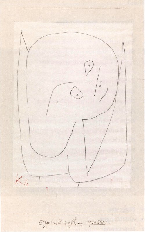 Paul Klee Engel voller Hoffnung Wandbild