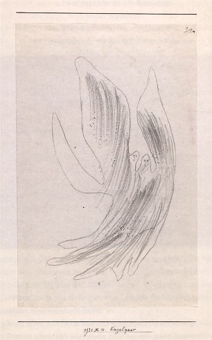 Paul Klee Engelpaar Wandbild