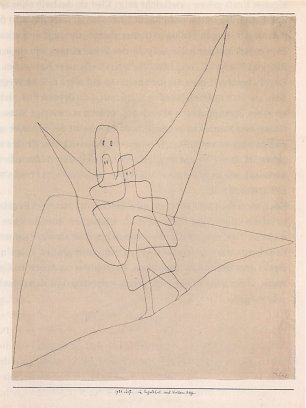 Paul Klee Engelshut auf steilem Weg Wandbild