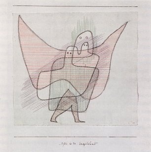 Paul Klee Engelshut Wandbild
