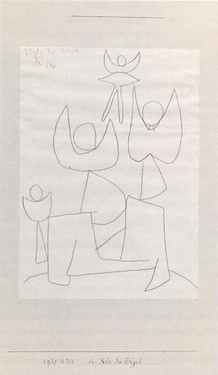 Paul Klee Fels der Engel Wandbild