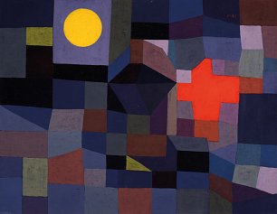 Paul Klee Fire at Full Moon Wandbild