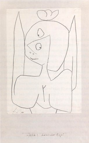 Paul Klee Haesslicher Engel Wandbild