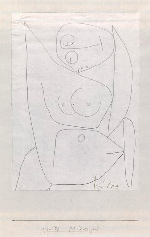 Paul Klee Miss Engel Wandbild