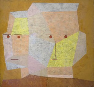 Paul Klee Two Heads Wandbild