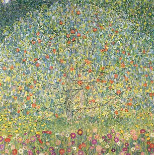 Gustav Klimt Apfelbaum Wandbild