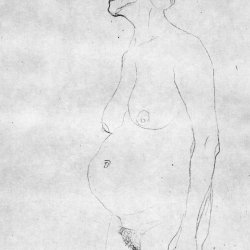 Gustav-Klimt-Akt-einer-aelteren-Frau
